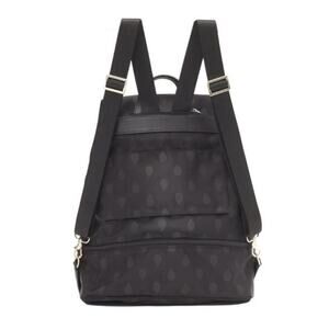 NWT Helen Kaminski Black Giorgia Nylon Convertible Backpack Bag